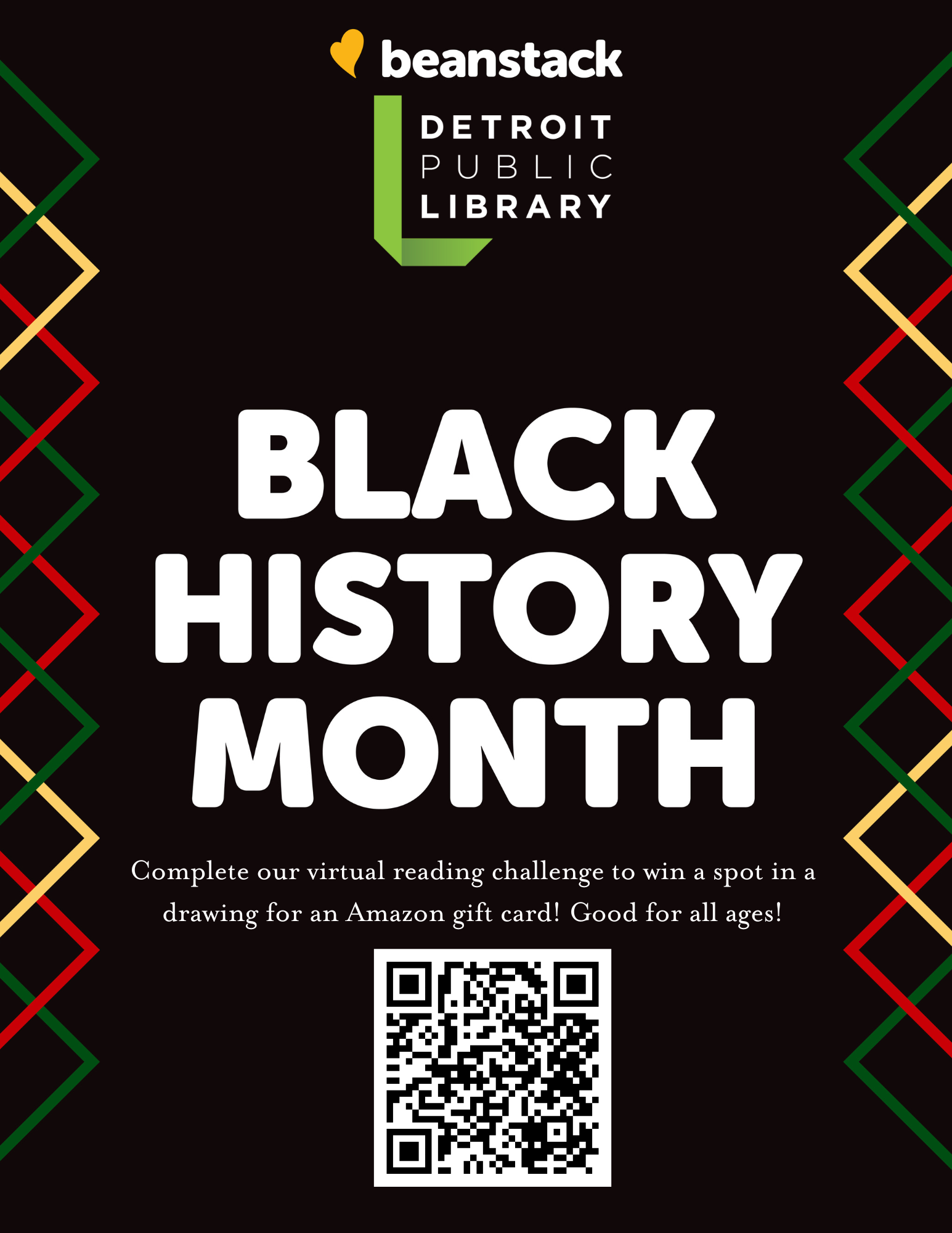 Black History Month Beanstack Reading Challenge