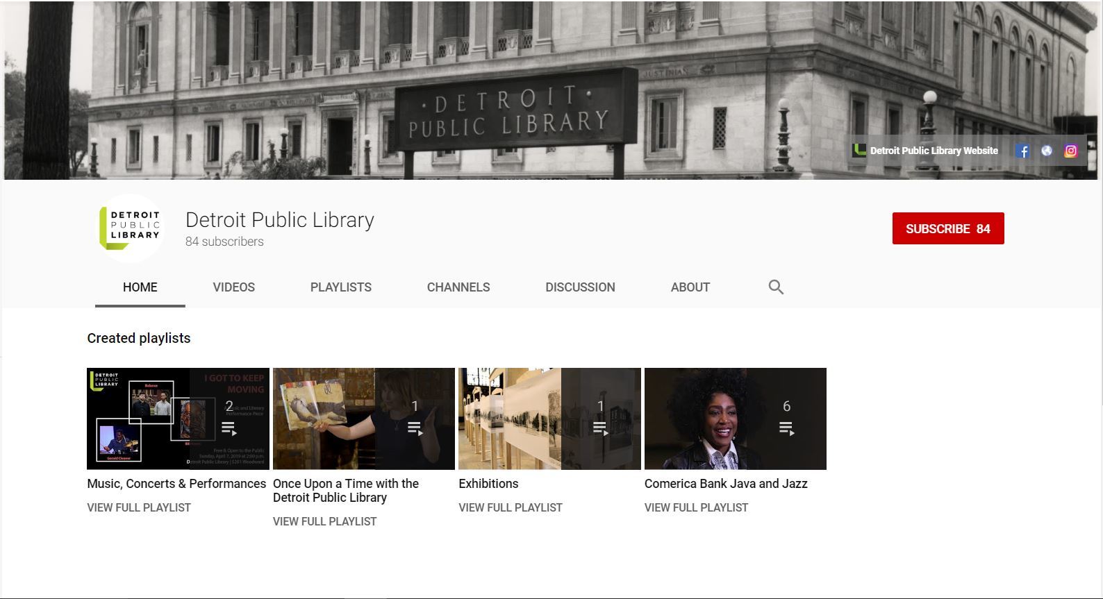 News: Relaunching DPL YouTube Channel: Detroit Public Library