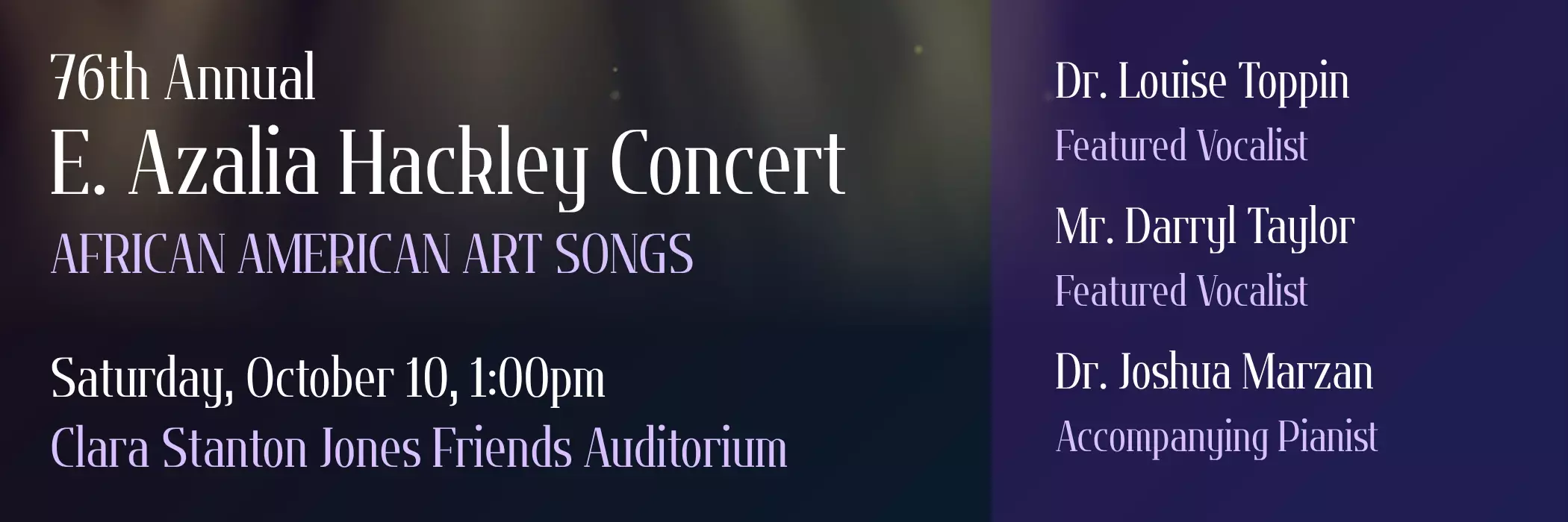 Hackley Banner